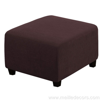 Square Ottoman Cover Folding Storage Stool Protector